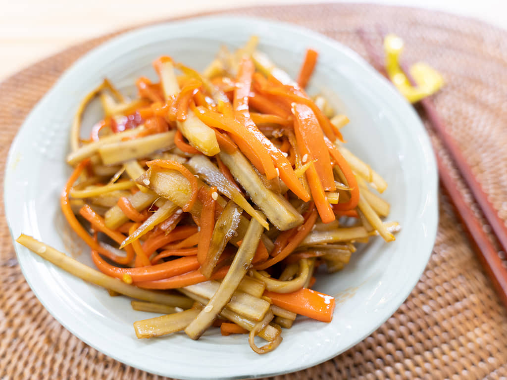 日式炒牛蒡絲 きんぴらごぼう｜深夜食堂金平牛蒡