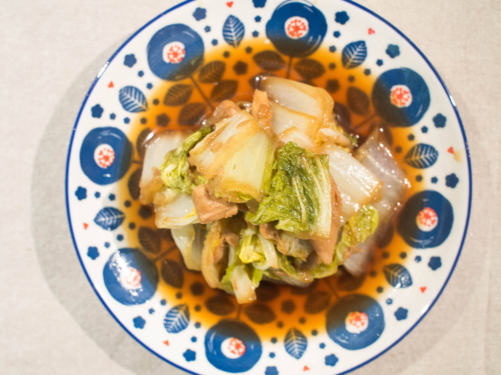 日式鮪魚罐頭滷白菜