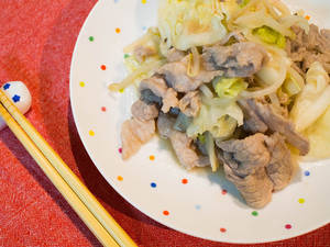 和風醬炒蔬菜豬肉