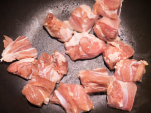 鹽燒炒雞腿肉