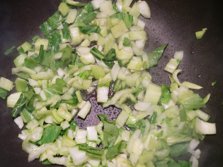 日式芥菜炒蛋 步驟3
