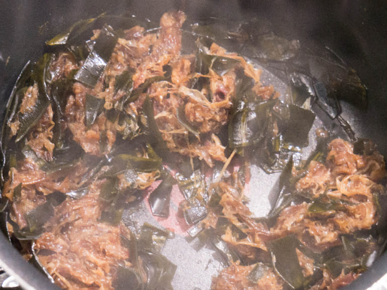 佃煮柴魚昆布｜食材再利用 步驟3