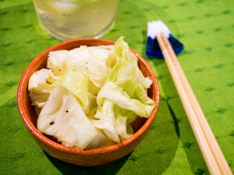 鹽漬高麗菜（塩ダレキャベツ ） 步驟3