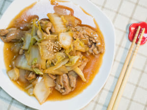 豬五花燒大白菜