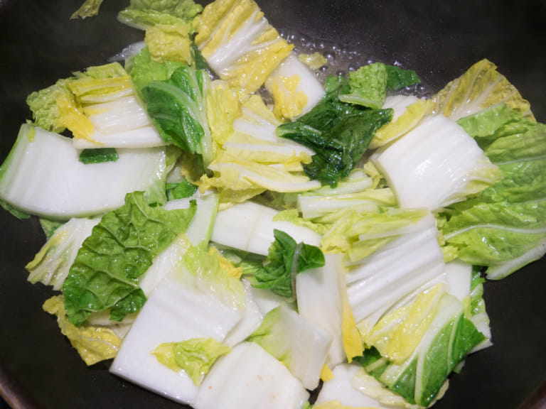燙拌大白菜（柚子胡椒風味） 步驟2