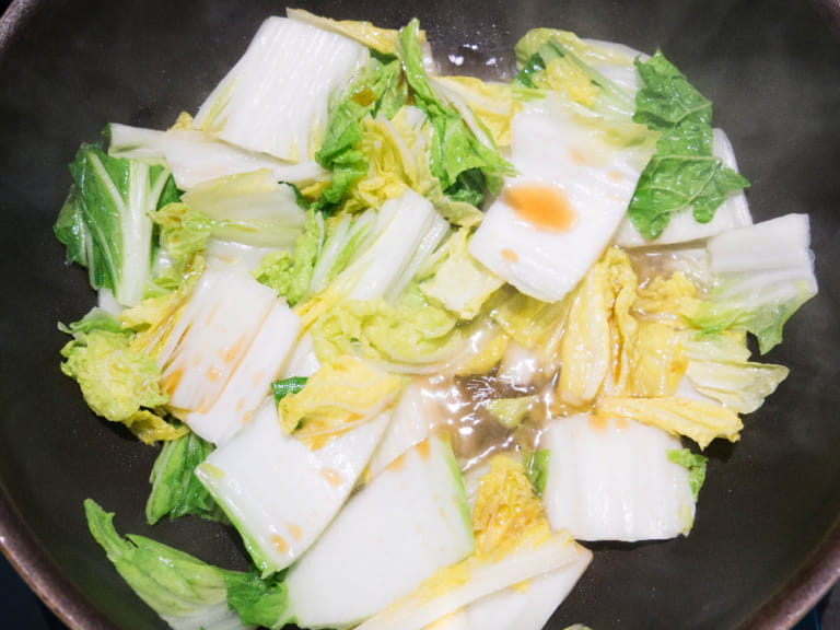 燙拌大白菜（柚子胡椒風味） 步驟3