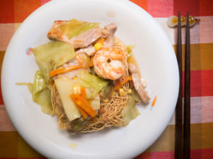 長崎皿烏龍（皿うどん）強棒麵作法