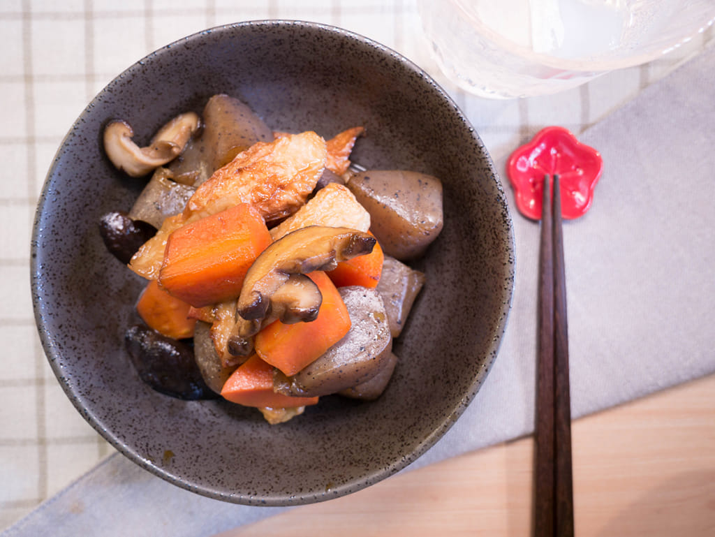 香菇蒟蒻日式煮物