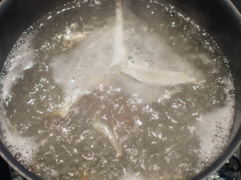 日式小魚乾昆布高湯 步驟4