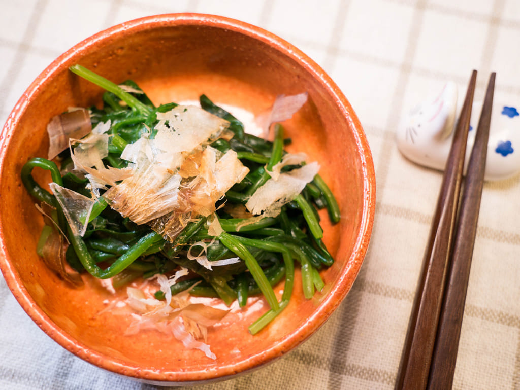 涼拌鰹魚醬油菠菜