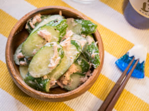 鮪魚黃瓜沙拉