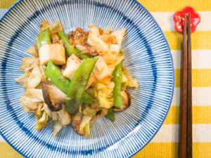 醬炒杏鮑菇高麗菜