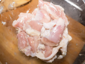 鹽燒青江菜雞腿肉