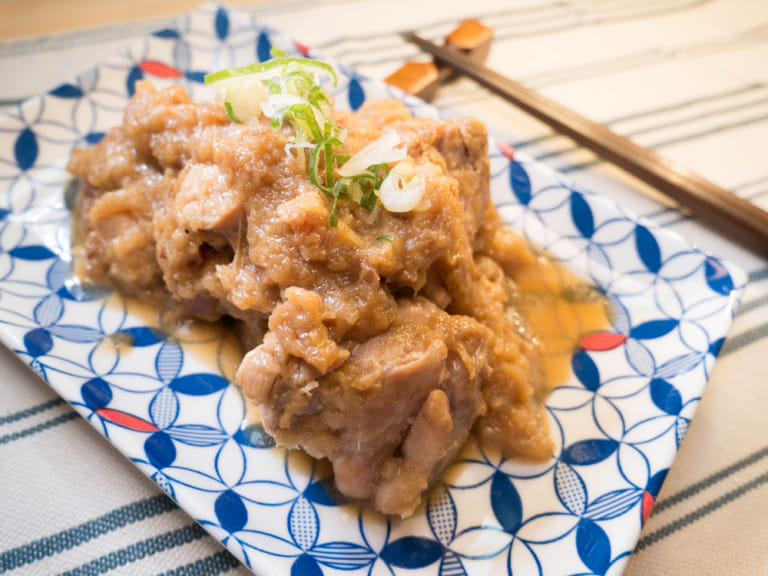 日式梅肉煮蘿蔔泥雞腿肉 步驟8