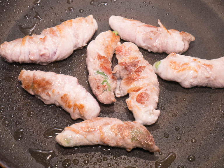 照燒碗豆肉捲 步驟3