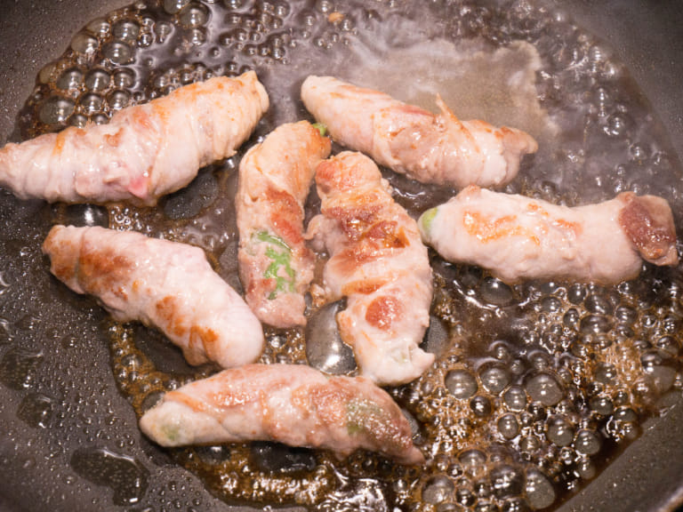 照燒碗豆肉捲 步驟4