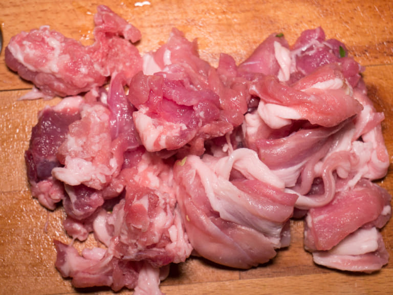 豬肉小松菜拌飯 步驟2