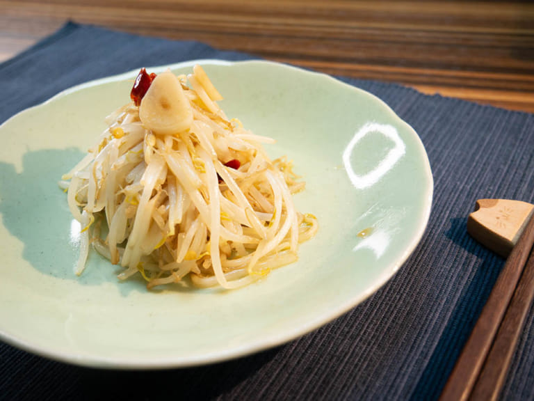 大蒜橄欖油豆芽菜 步驟3