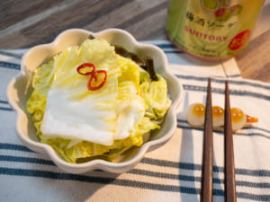 傳統的日式醃漬白菜