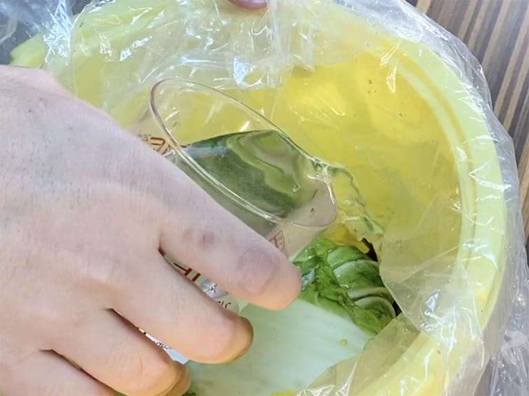 傳統的日式醃漬白菜 步驟9