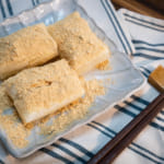 日本年糕吃法｜黃豆糖粉烤年糕