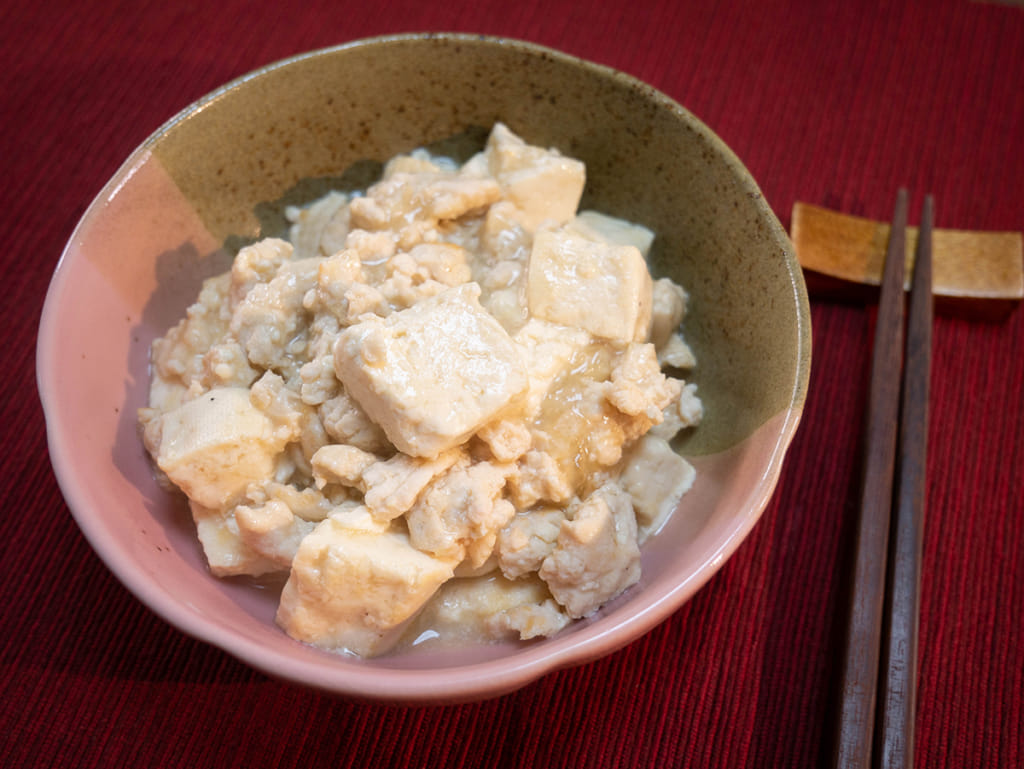 生薑雞鬆燴豆腐