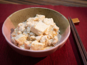 生薑雞鬆燴豆腐