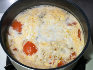 金針菇番茄蛋花湯｜10分鐘快速湯品