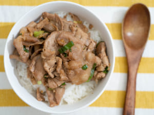 大蒜元氣豬肉丼