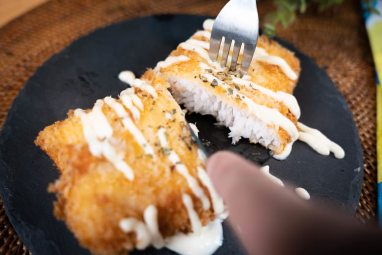 高蛋白美食，鬼頭刀酥炸魚排｜晟品凍洋 步驟9