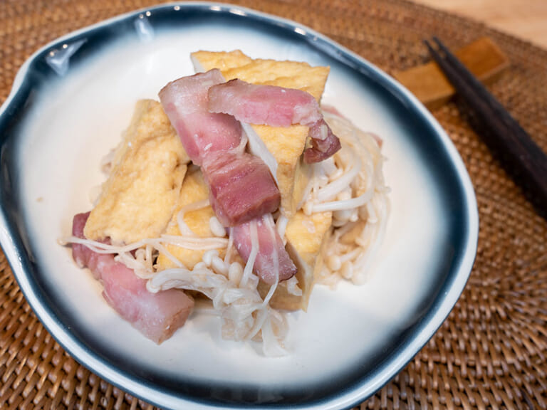 日式蒜鹽炒油豆腐 步驟3