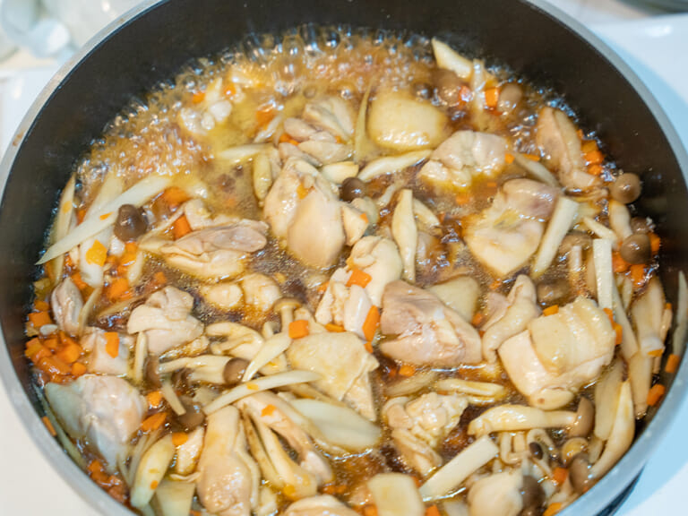 日式雞飯（鶏めし）作法 步驟8