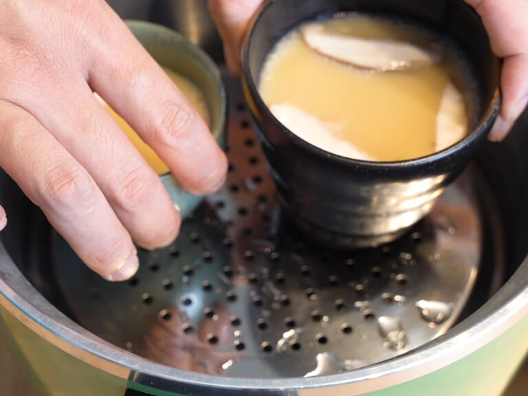 大同電鍋做綿滑順口的茶碗蒸，零失敗作法 步驟5