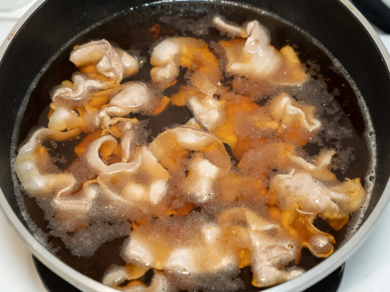和風豬肉白菜湯 步驟3