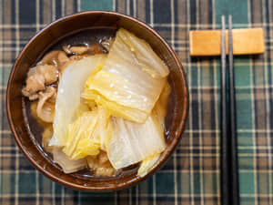 和風豬肉白菜湯