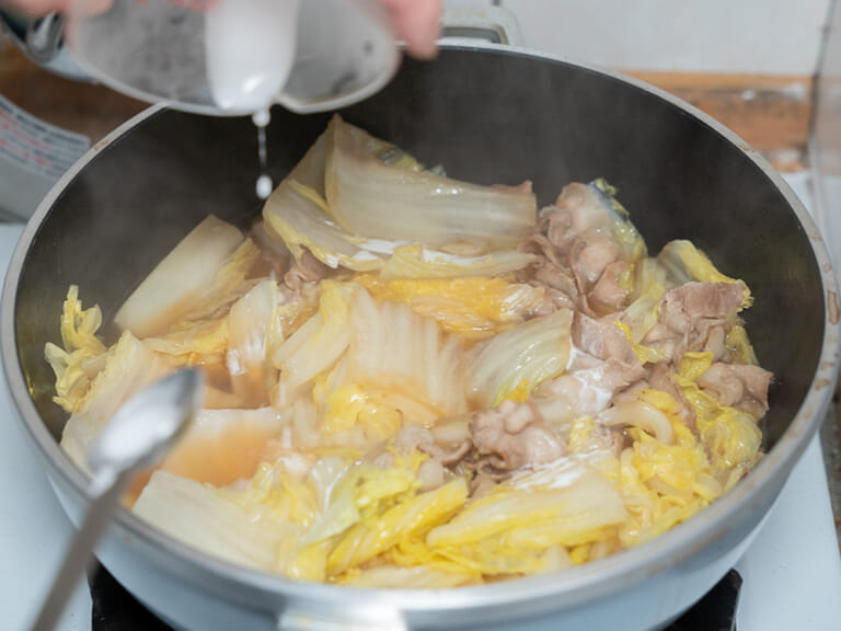 白菜燴豬肉 步驟3