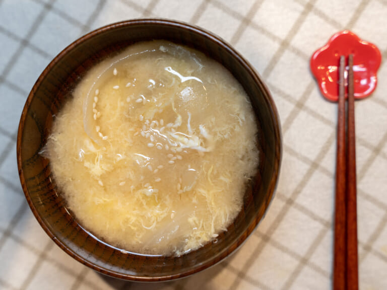 高麗菜蛋花味噌湯 步驟4