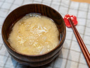 高麗菜蛋花味噌湯