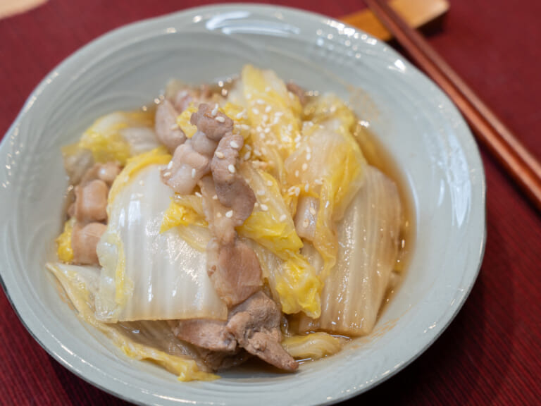 白菜燴豬肉 步驟4