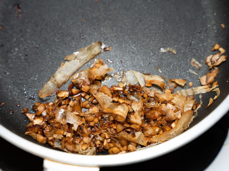 香菇梗飯鬆 步驟4