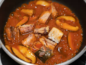 番茄鯖魚燉燕麥