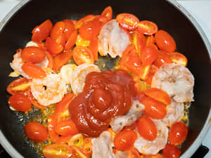番茄辣醬鮮蝦義大利麵Arrabbiata