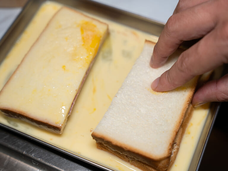 基督山炸三明治｜Monte Cristo Sandwich 步驟5