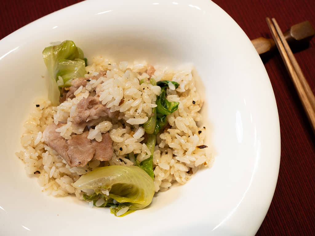 鹽味黑胡椒豬肉炒飯｜全聯省錢食譜