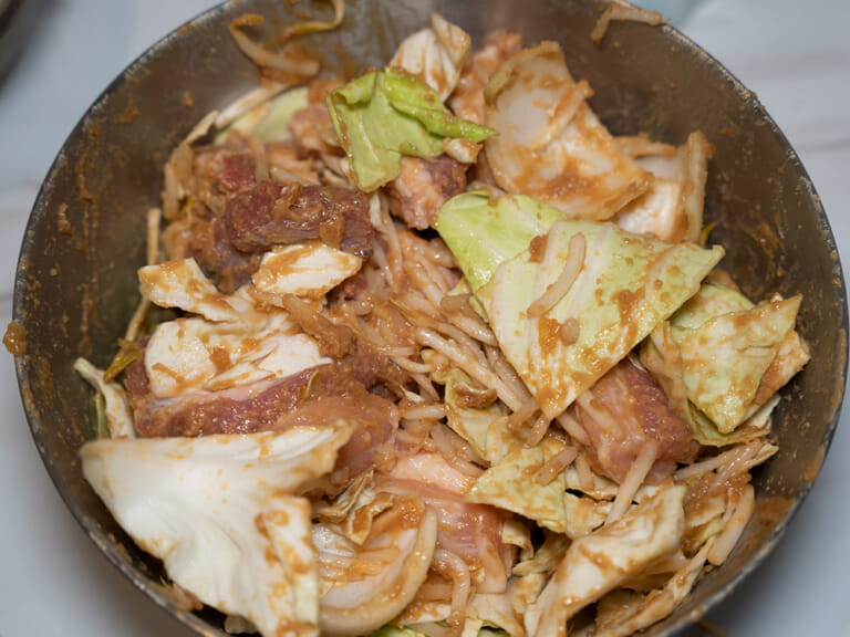 豬肉味噌鏘鏘燒 步驟2