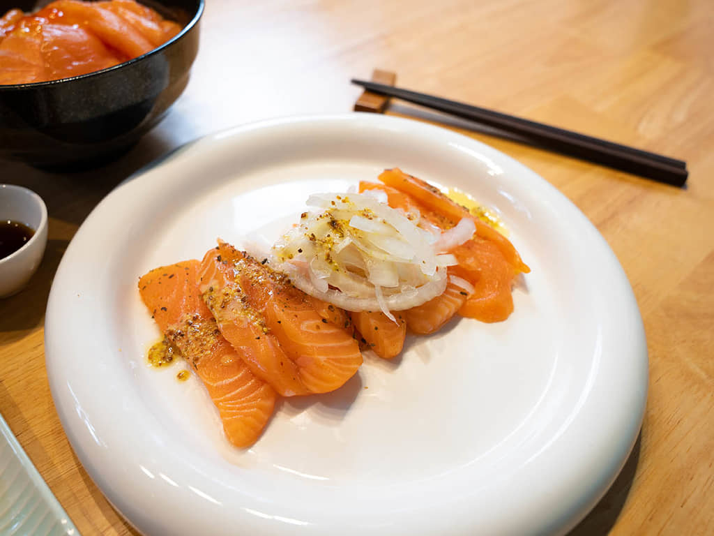 Carpaccio意式涼拌生鮭魚片｜costco好市多挪威鮭魚