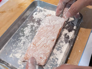 奶油香煎鮭魚排Salmon Meuniere｜紐西蘭庫克山帝王鮭