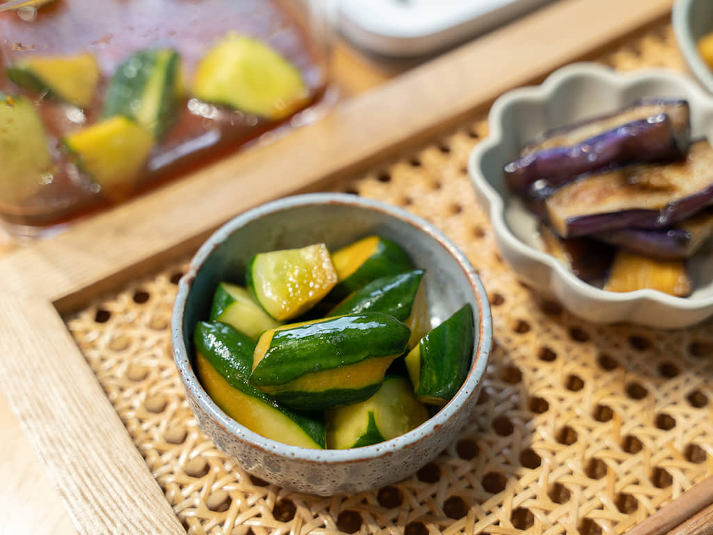 黃瓜柑橘醋醬油淺漬，一次做一週份｜ANKOMN旋轉真空保鮮盒