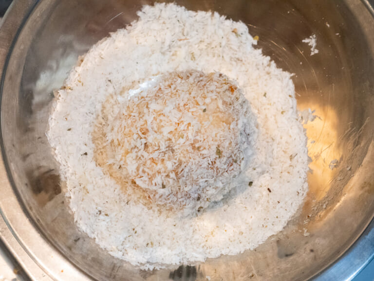Rice圓可樂餅・佐茄汁肉醬｜德國百靈Braun手持食物調理棒 步驟7