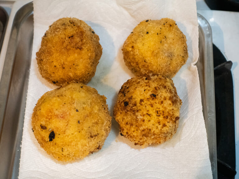 Rice圓可樂餅・佐茄汁肉醬｜德國百靈Braun手持食物調理棒 步驟9